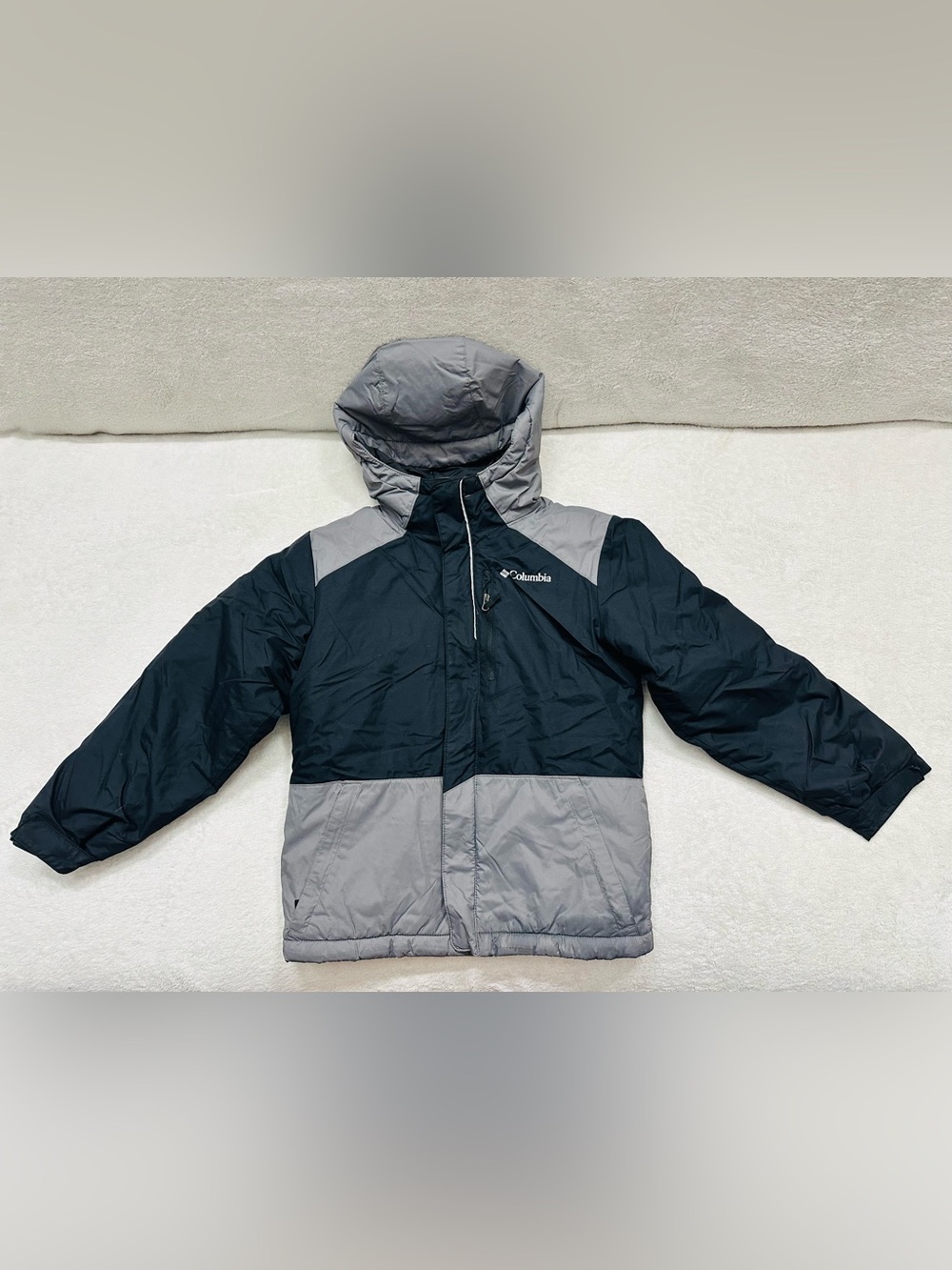 Columbia Boys Lightning Lift Waterproof Jacket Size 8 Years Excellent Condition